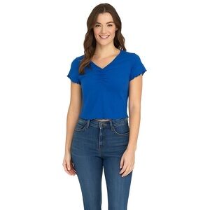 Outlaw Royal Blue Crop Top Size M